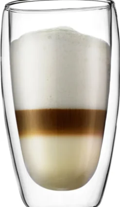 2 st glas, dubbla väggar, stora, 0. 45 l, 15 oz