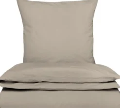 Stonewashed satin sengesæt