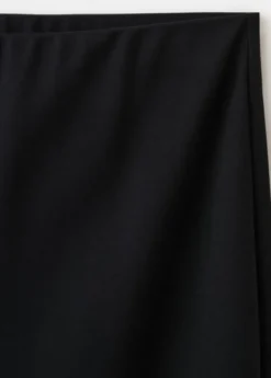 Straight-fit trousers with elastic