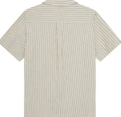 Stripe Cotton-Linen SS Shirt