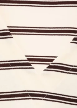 Striped cotton-blend sweatshirt