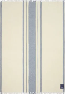 Striped Recycled Wool Throw