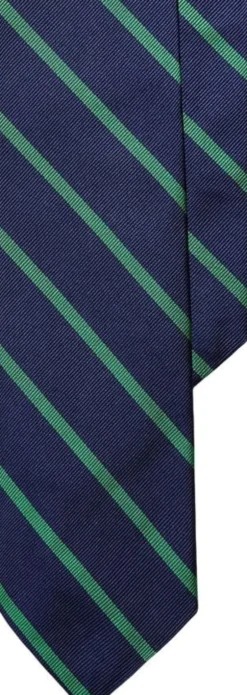 Striped Silk Repp Tie