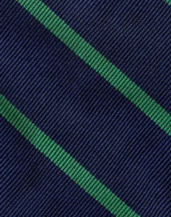 Striped Silk Repp Tie