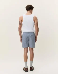 Stripe Seersucker Swim Shorts