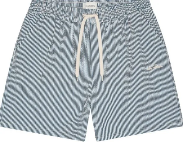 Stripe Seersucker Swim Shorts