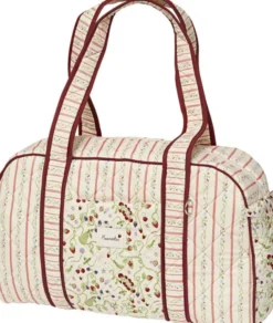 Suvi Quilted Bag Summer Stripes Peach