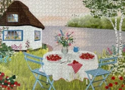 SWEET STRAWBERRIES - puslespil med 1000 brikker