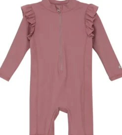 Swim Suit LS Solid - UPF 40