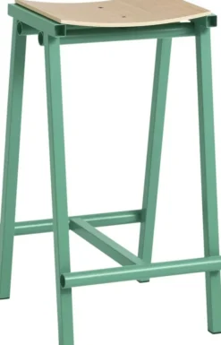 Taburete 8 Bar stool Low Soft jade