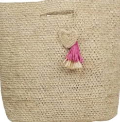TACCU - RAFFIA TOTE BAG - H40 X W37 X D17