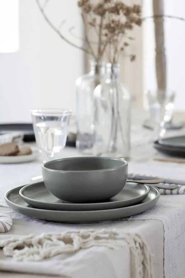 "Tallerken flat Pacifica 16 cm Artichoke Keramikk"