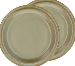 Tallrik Evig 26 cm 2 st Brun Porslin