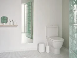 Tandborstmugg Time White
