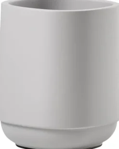 Tandborstmugg Time Soft Grey
