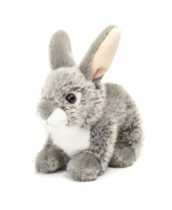 Teddy Hermann - Siddende kanin grå 18 cm