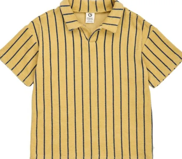 Terry stripe s/s polo T