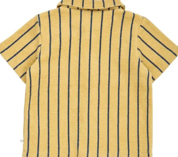 Terry stripe s/s shirt baby