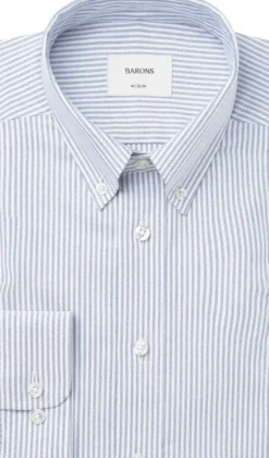 The Founder 4. 0 | Light blue stripe | Slim fit