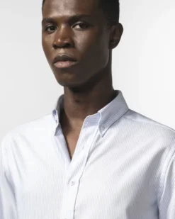 The Founder 4. 0 | Light blue stripe | Slim fit
