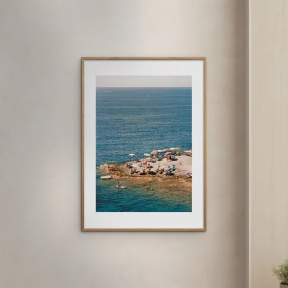The Poster Club x Anna Pihan - Ponza Tangerine