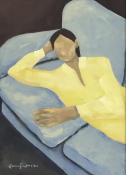 The Poster Club x Hanna Peterson - Blue Sofa
