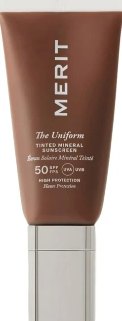 The Uniform - Flytande tonat mineraliskt solskydd SPF 50