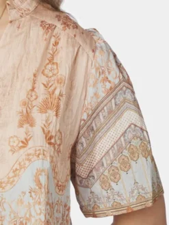 Torana Flower Border Blouse