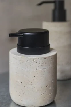 TRAVERTINE dispenser, low