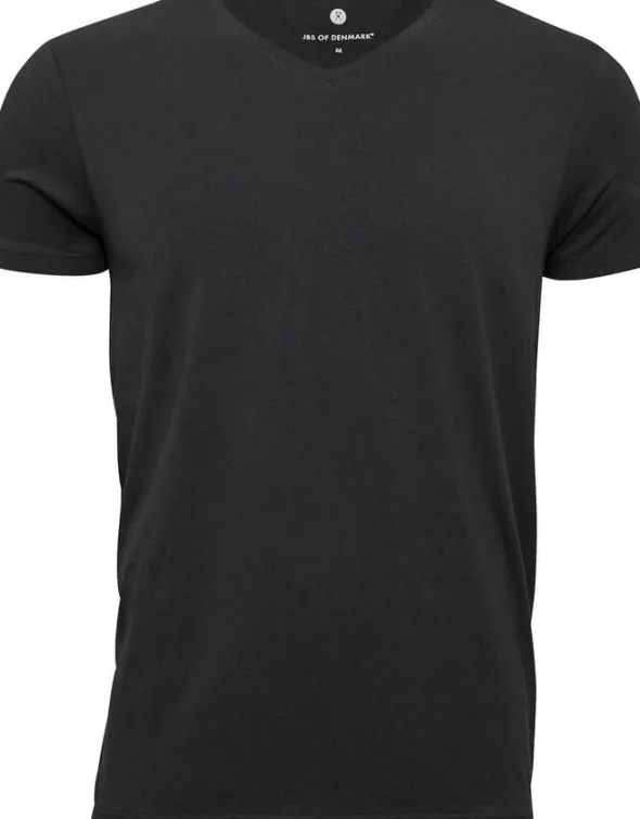 T-shirt med v-hals i bambus
