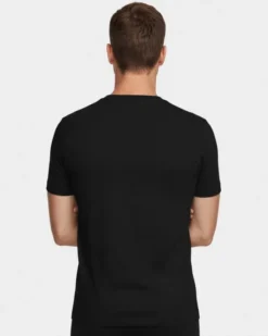 T-shirt O Neck Rib Pure Cotton