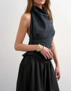 TSSALLY LW ANKLE SKIRT WVN