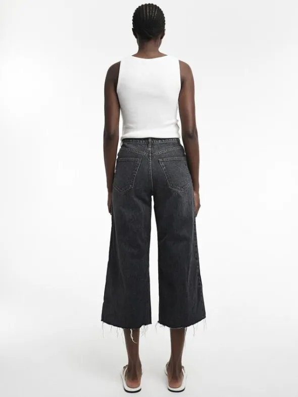 TSVERA HR WIDE CROPPED DNM JEANS BL
