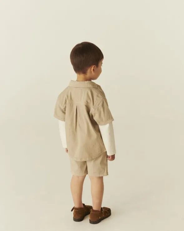 TWILL SAFARI SHIRT SS