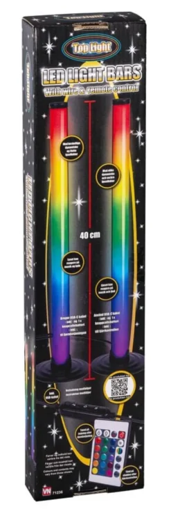 TWIN RGB NEON STICKS 40cm