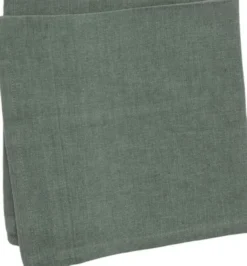 Tygservett 45 x 45 cm Forest green 100% ny bomull