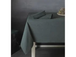 Tygservett 45 x 45 cm Forest green 100% ny bomull