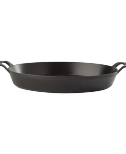 Ugnsform 37 Svart Oval Gjutjärn