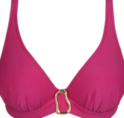 Uvita padded plunge bikini top