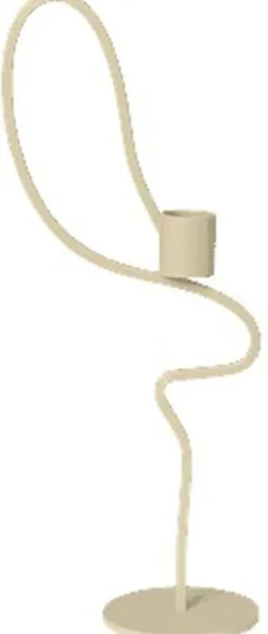 Valse Candle Holder - High - Cashmere