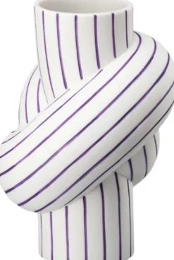 Vase 12cm, Plum, Node Stripes