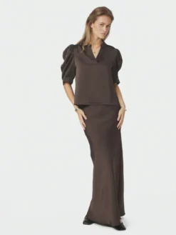 Vicky Heavy Sateen Skirt