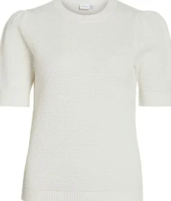 VIDALO O-NECK S/S KNIT TOP - NOOS