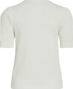 VIDALO O-NECK S/S KNIT TOP - NOOS