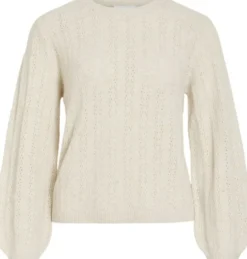VILIGA POINTELLE L/S O-NECK TOP -NO