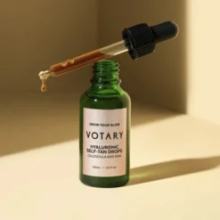 VOTARY Hyaluronic Self-Tan Drops, Calendula and DHA - 30 ml