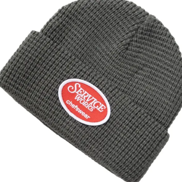 WAFFLE PATCH BEANIE