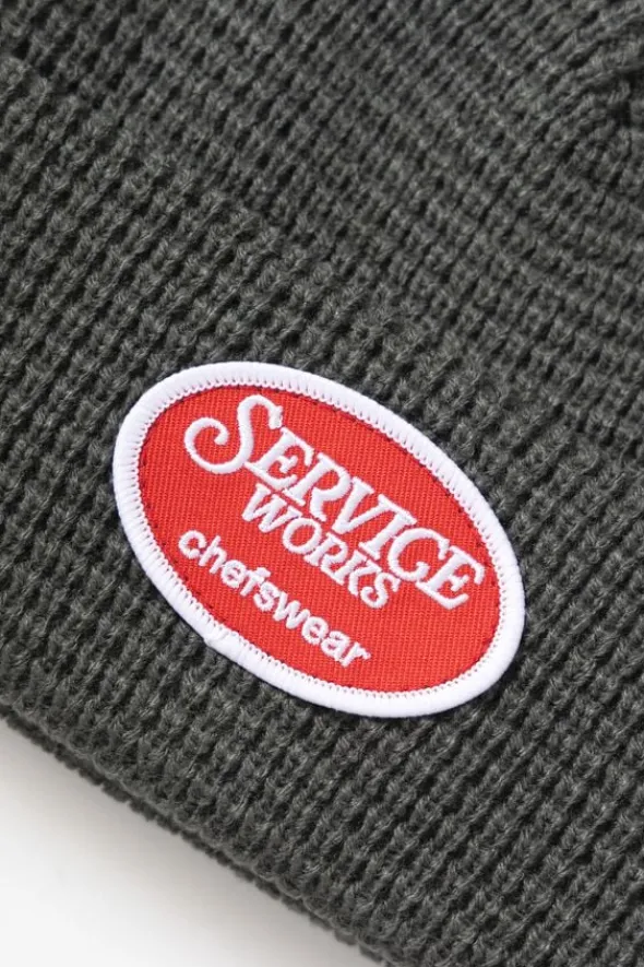 WAFFLE PATCH BEANIE