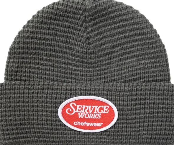 WAFFLE PATCH BEANIE