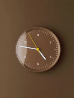 Wall Clock Recycled-Brown